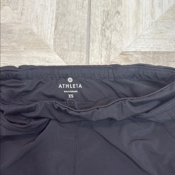 Athleta Midnight Black Athletic Shorts - Picture 2 of 6